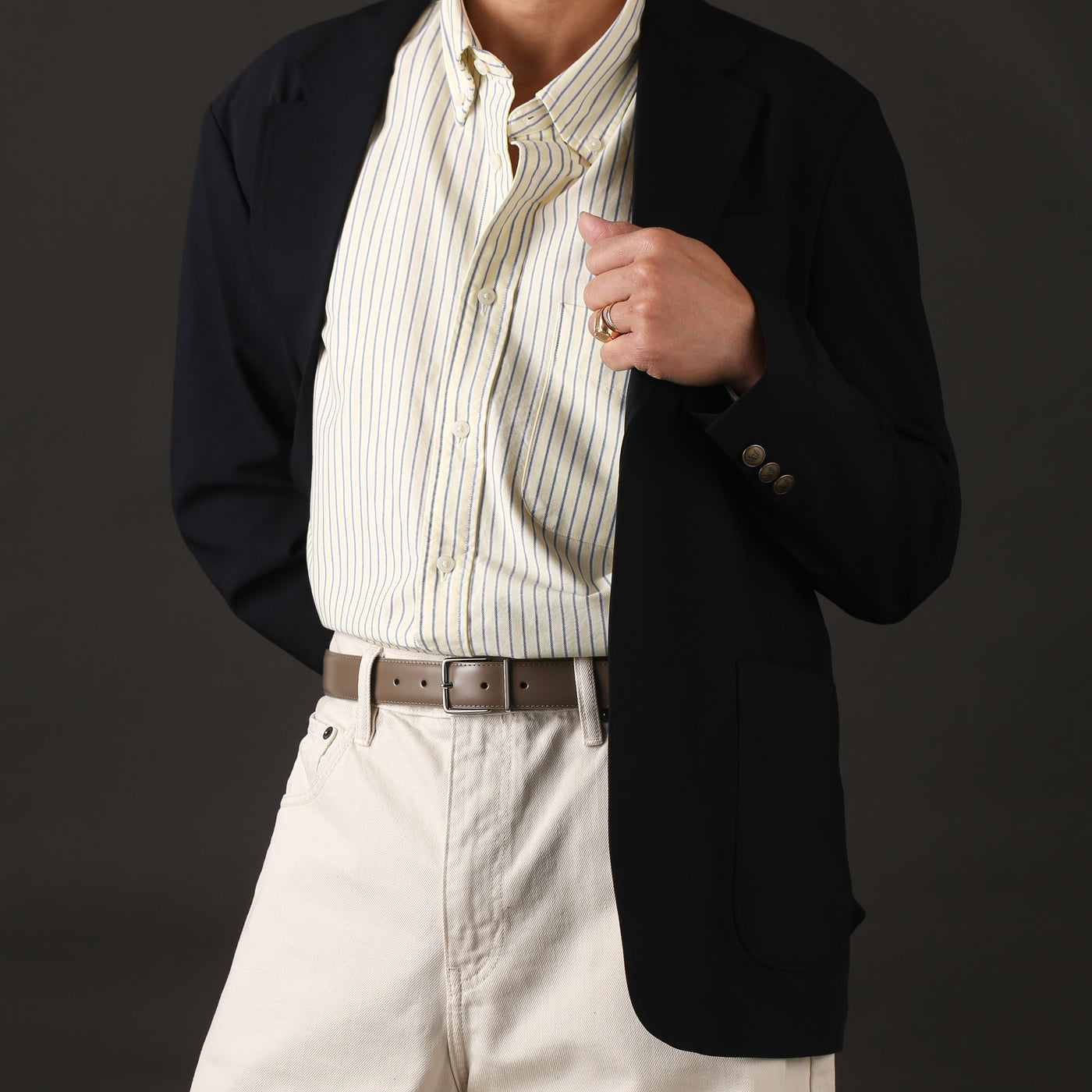Charles Gabardine Belt