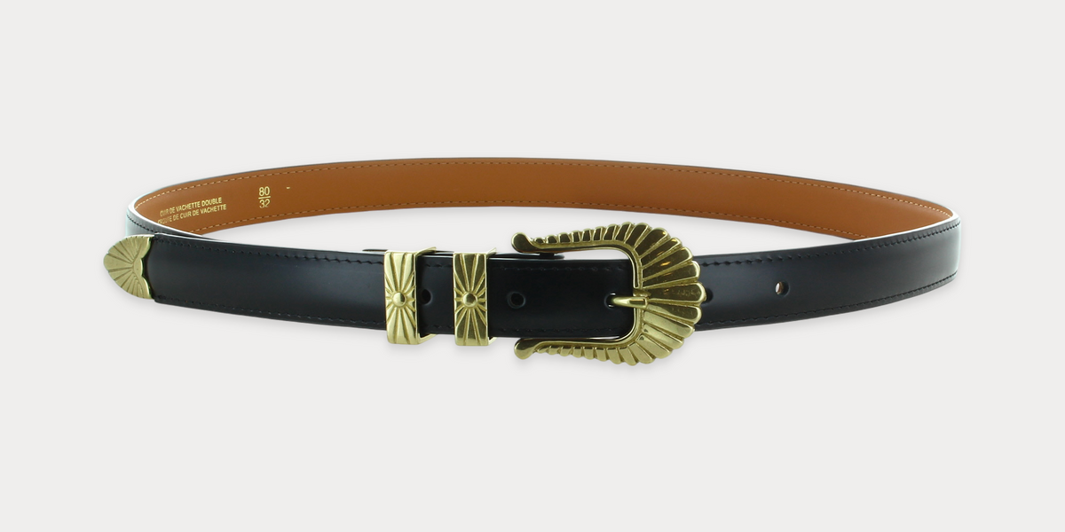 Frida Black Belt • Maison Boinet