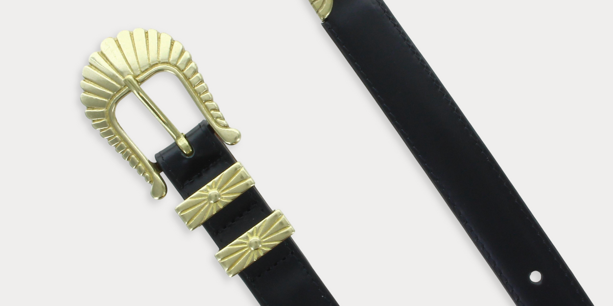 Frida Black Belt • Maison Boinet