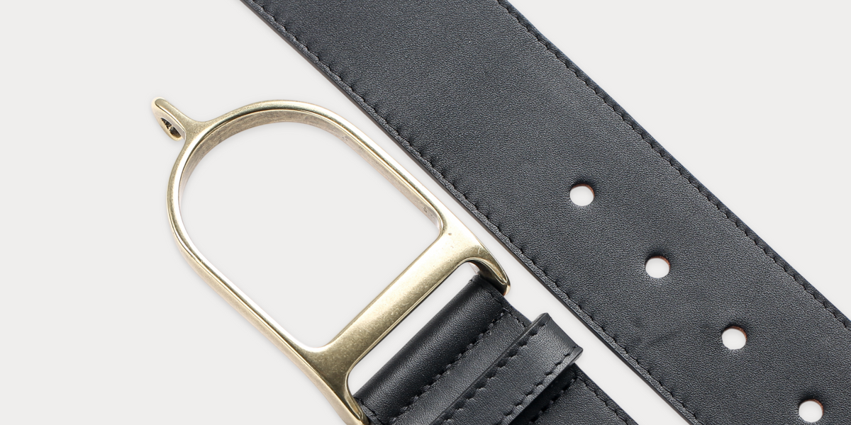 Diane Black leather belt - Luxury Women display picture 1