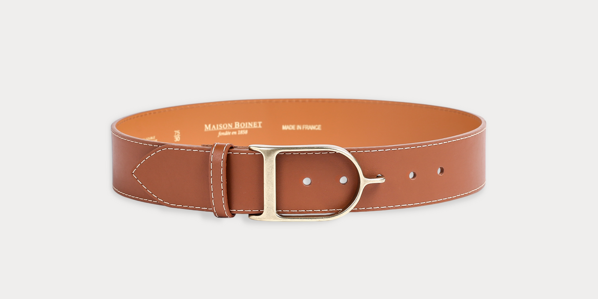 Diane Leather Belt – Havana Brown Luxury women's belt made in