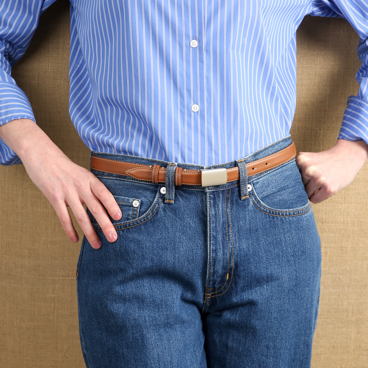 Ceinture Fleur Havane