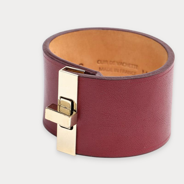 Maxi Agnès Bordeaux Bracelet • Maison Boinet