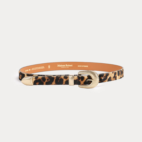 Ceinture Agathe Léopard