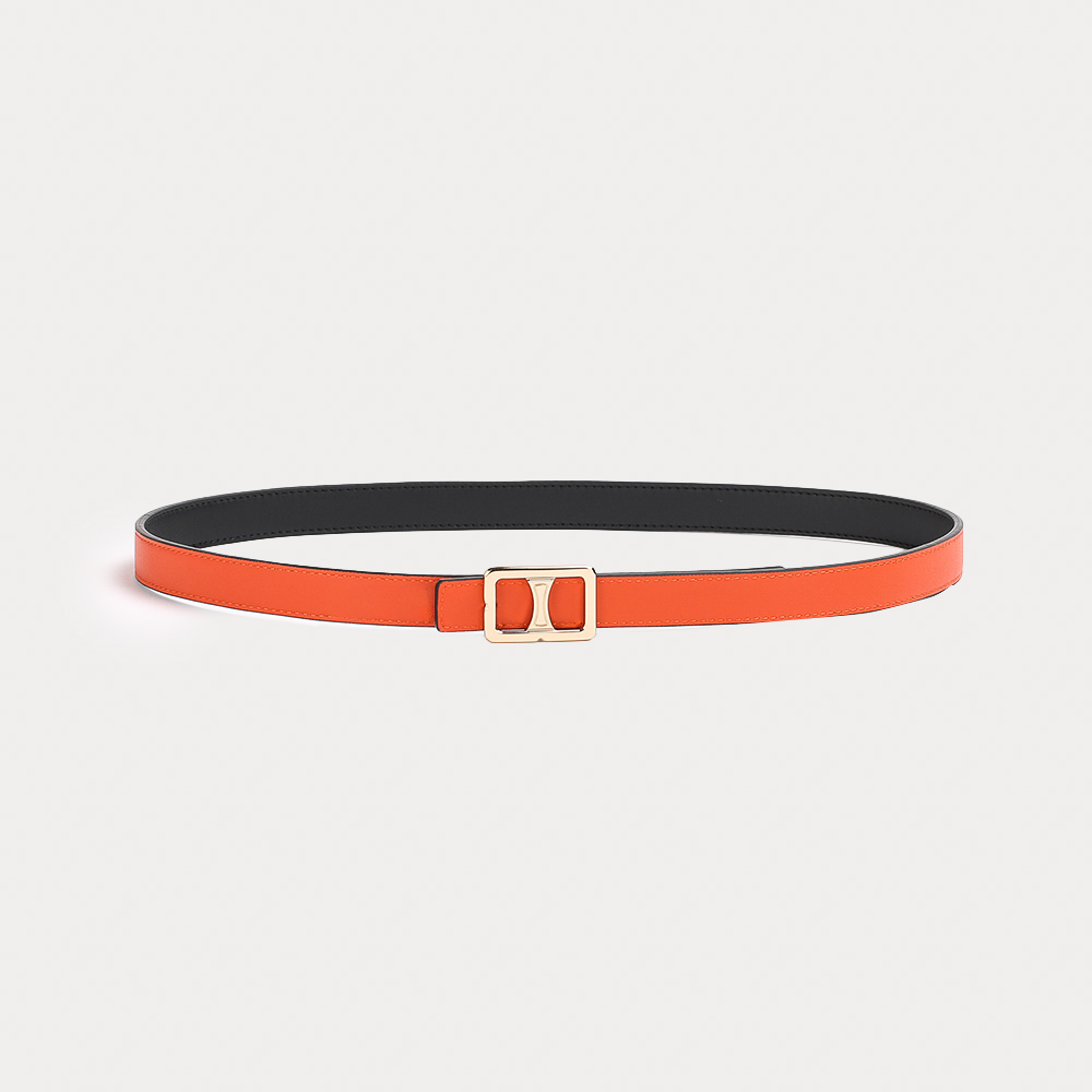 Alizée Black Orange Belt