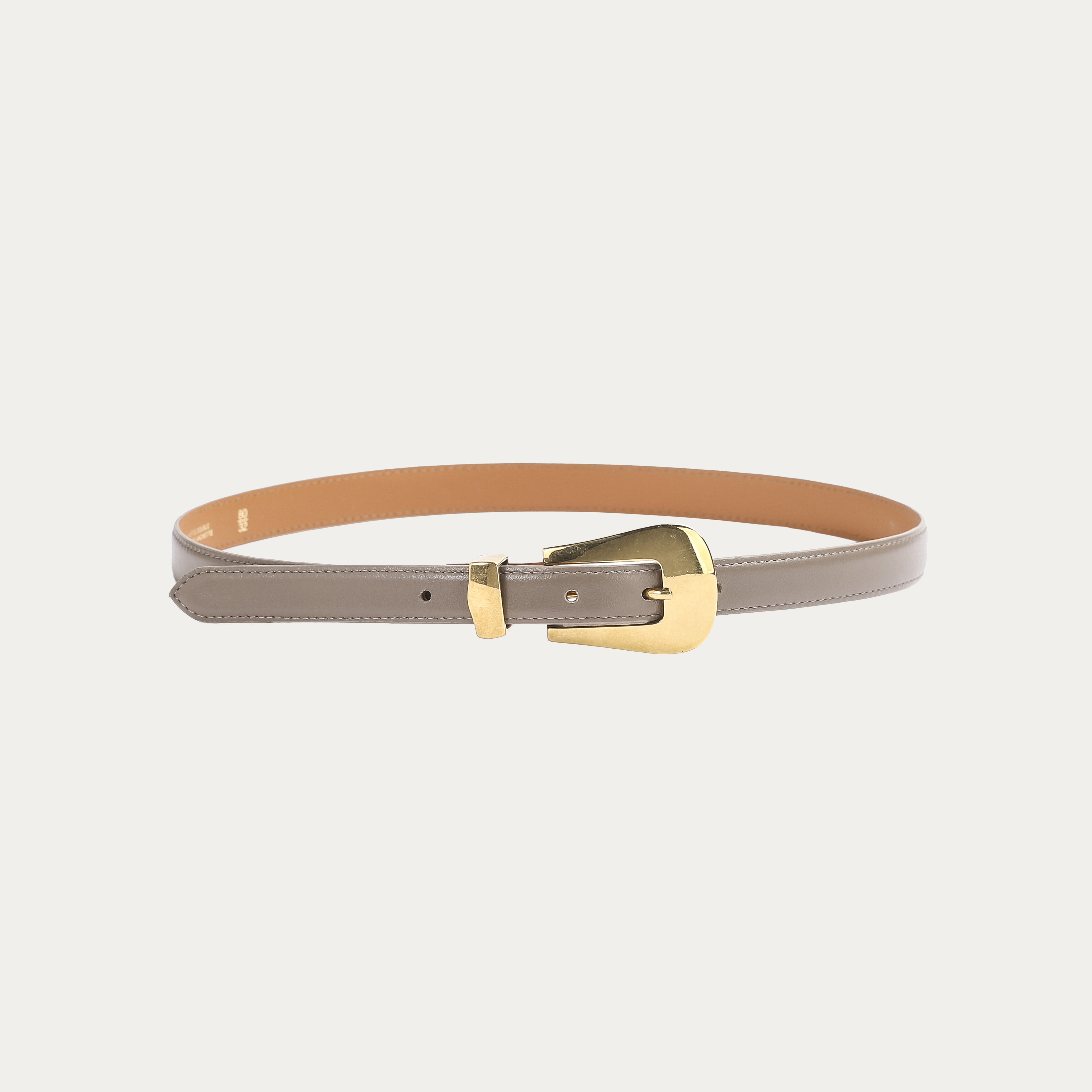 Enora Taupe Belt • Maison Boinet