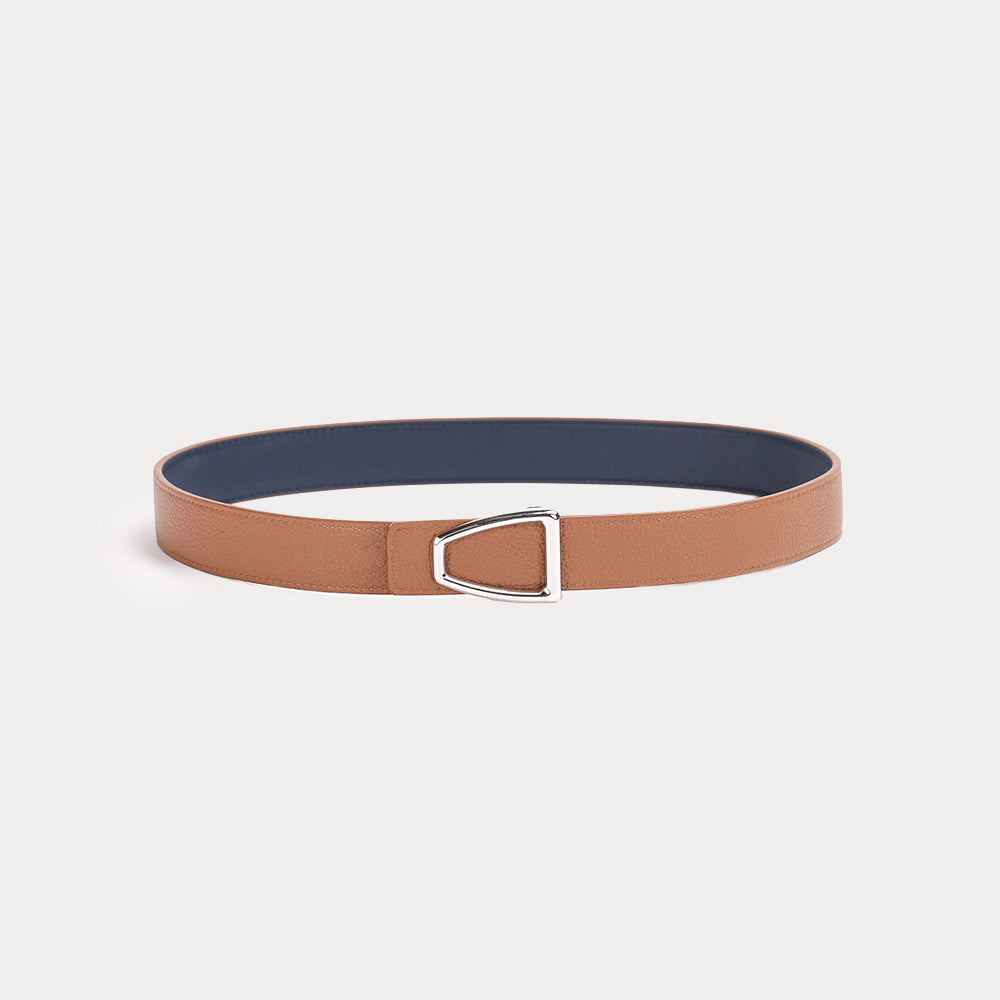 Romane Reversible Belt Navy Havana