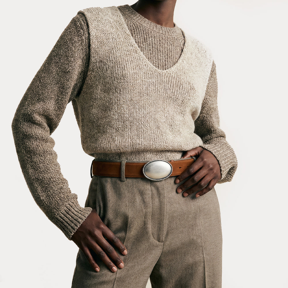 Ceinture Coralie Marron