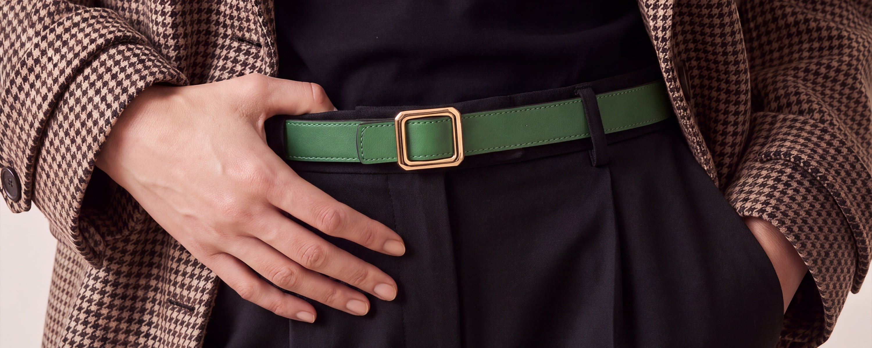 Women's thin belts Maison Boinet – Luxury leather - French