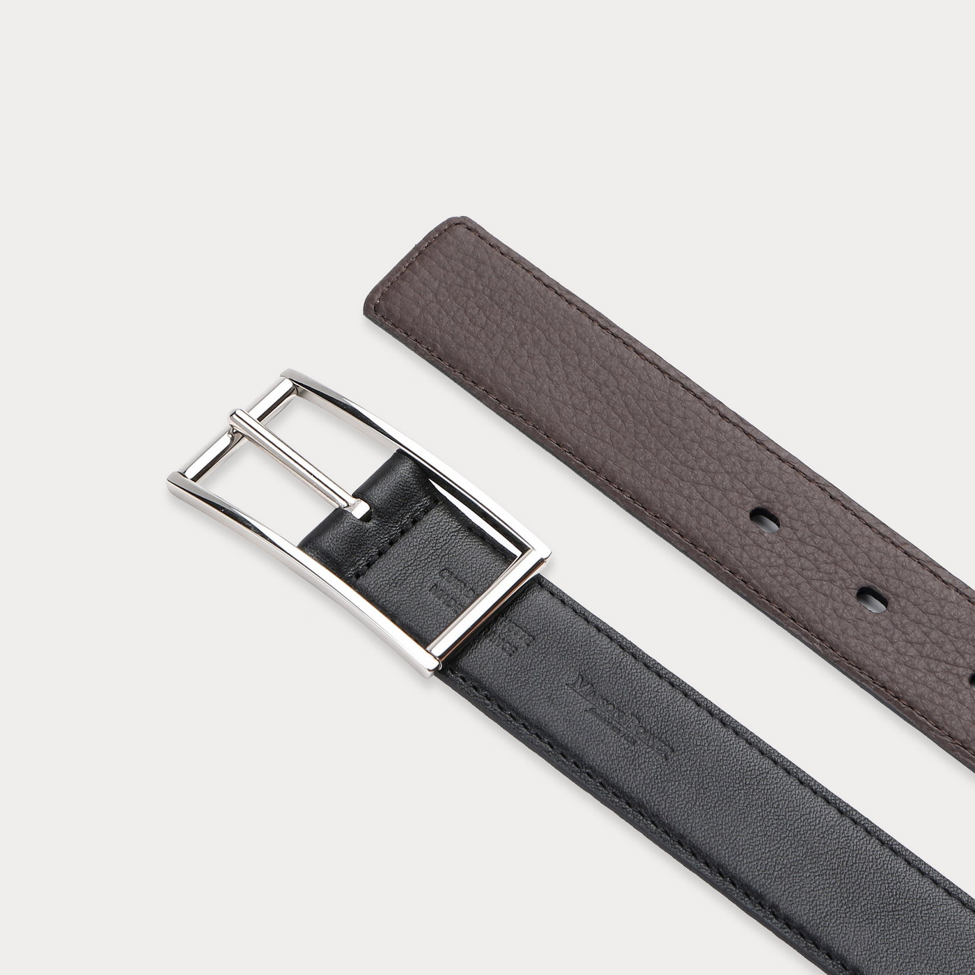 Ceinture Carl Noir Marron