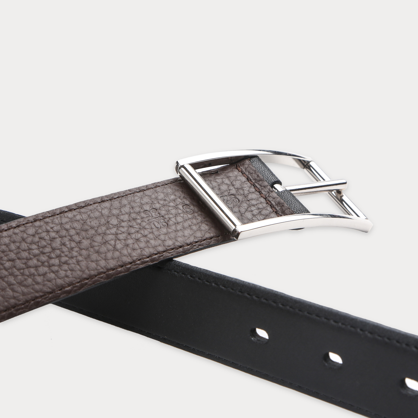 Ceinture Carl Noir Marron