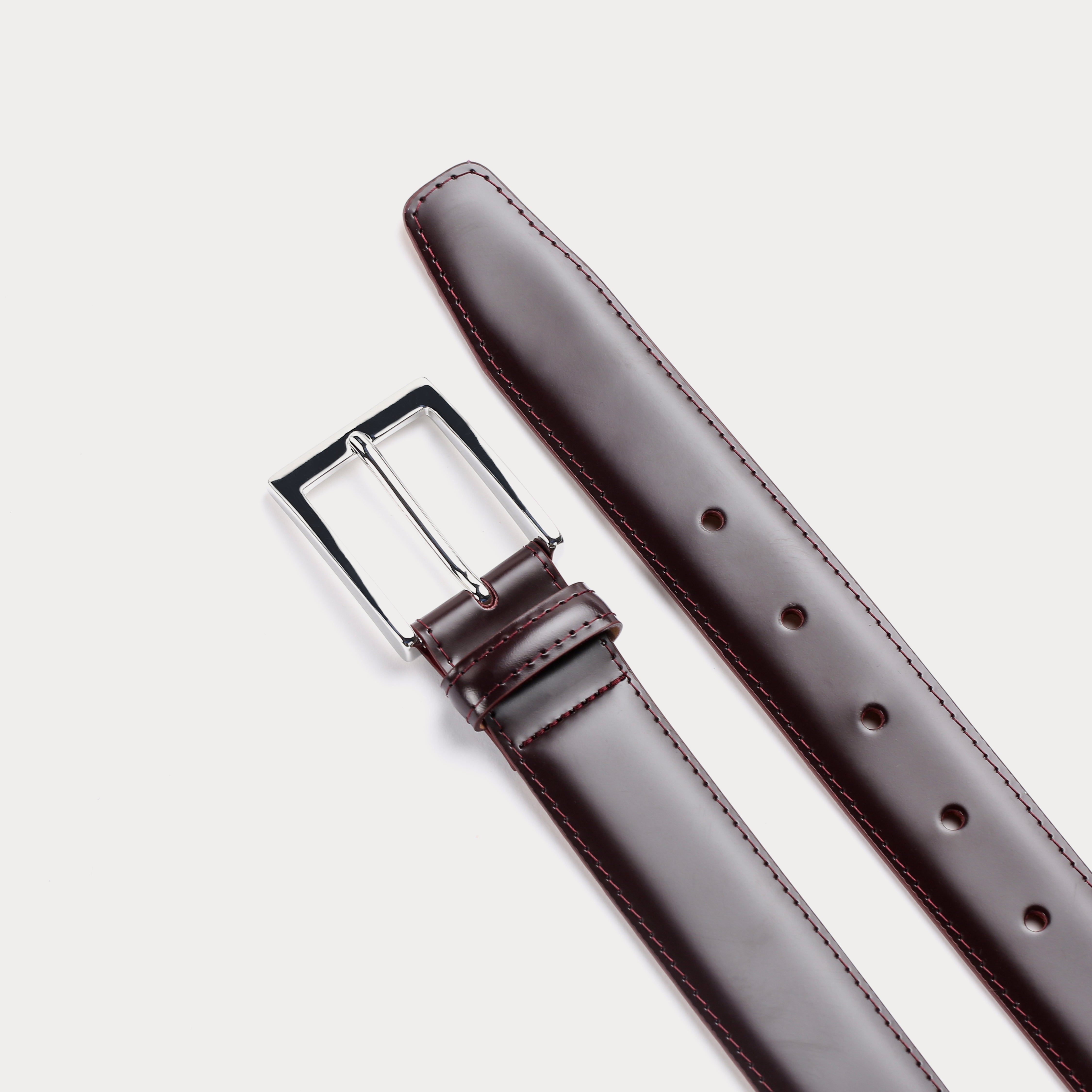 Frederick Bordeaux Belt • Maison Boinet