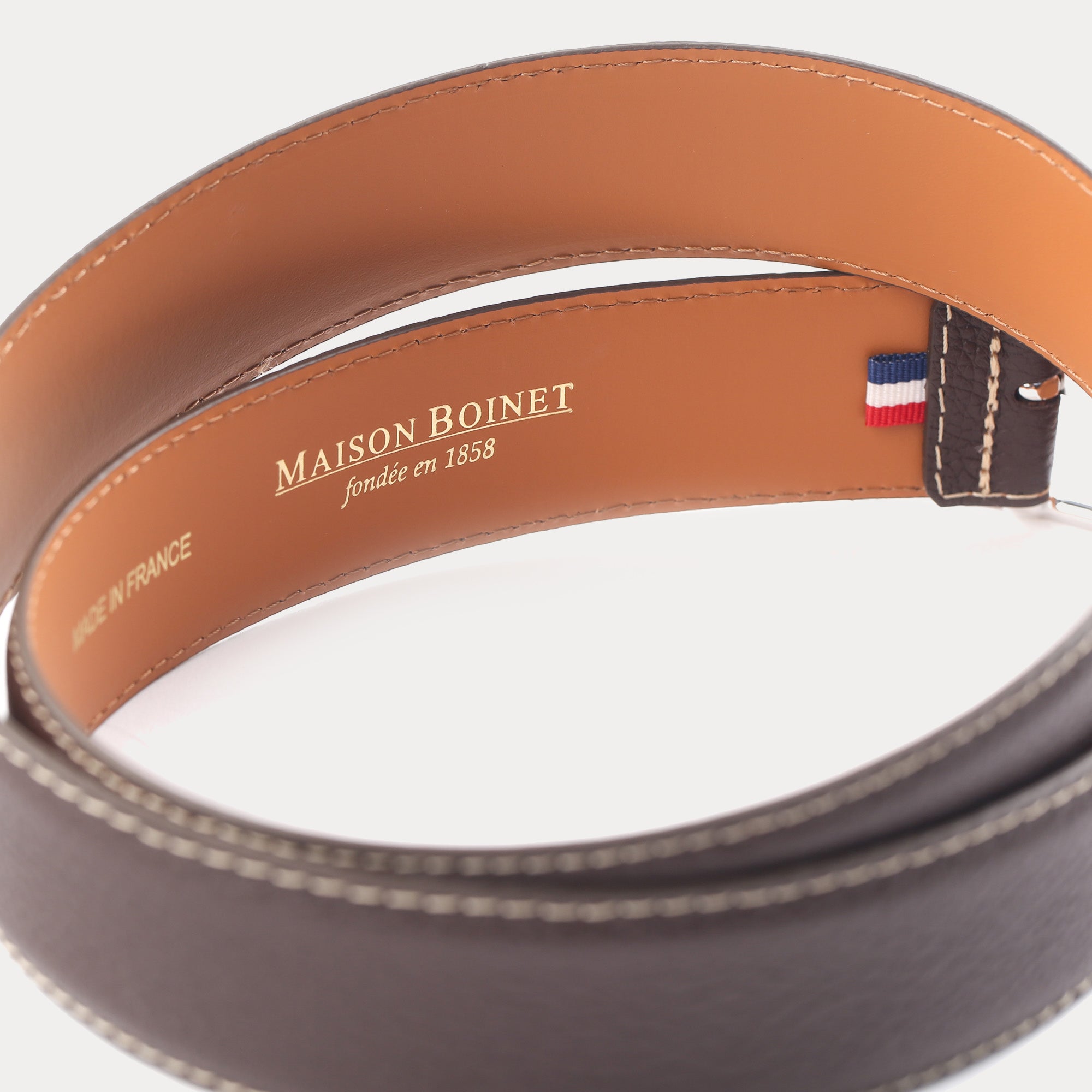 Monty　　　　　　　　　　　ÉDIFICE×MAISON BOINET Victor Brown Belt • Maison Boinet