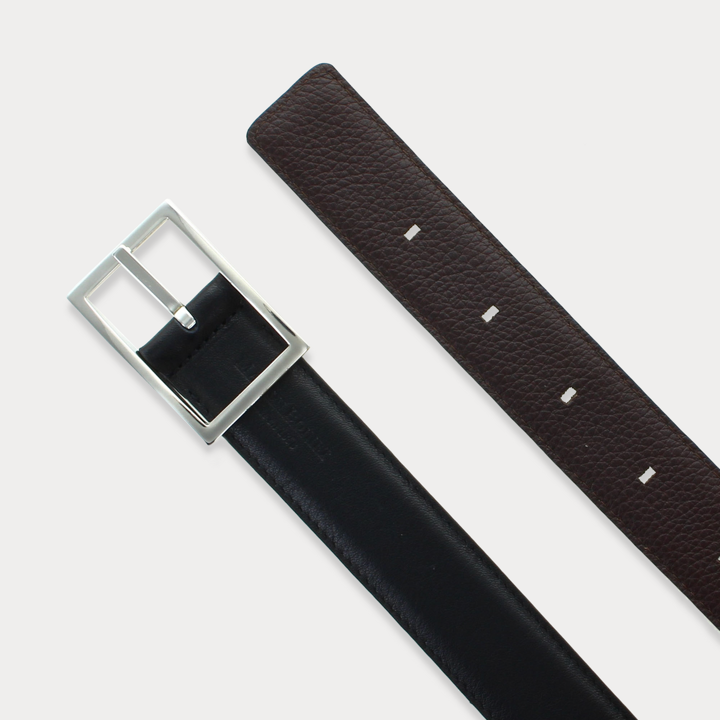 Ceinture Georges Noir Marron