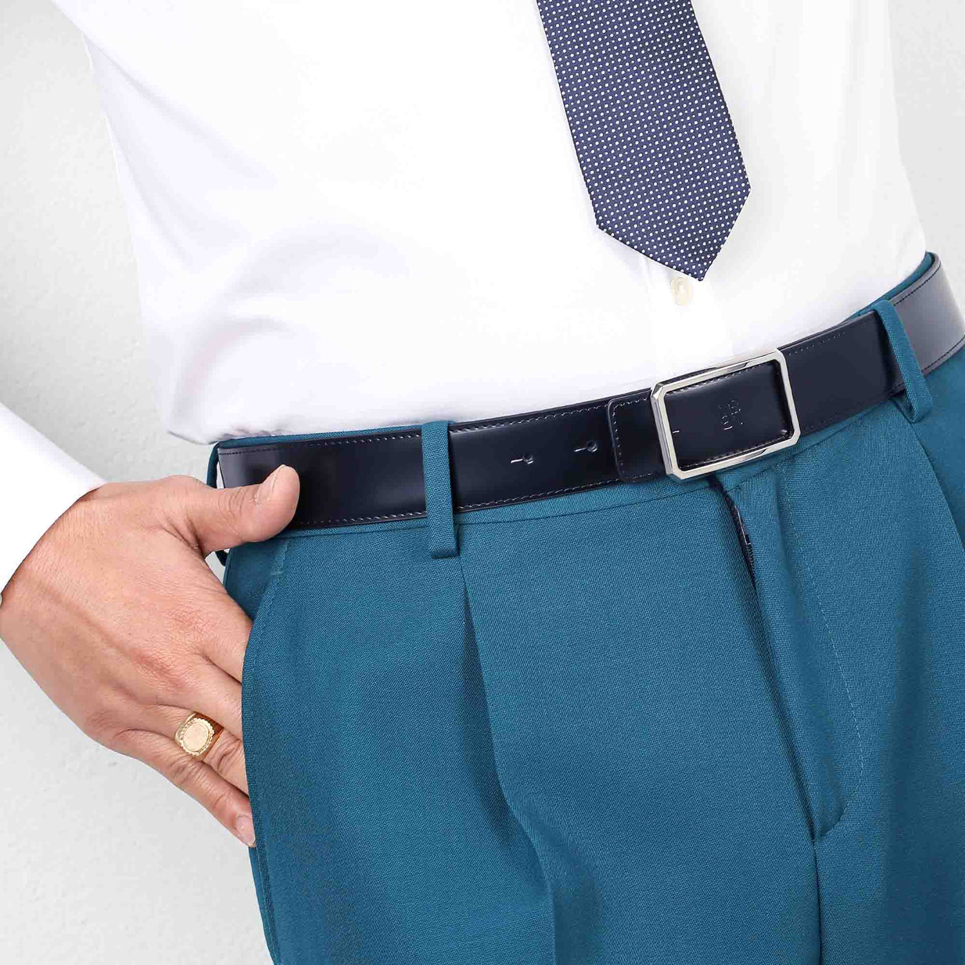 Ceinture Michael Noir Marine