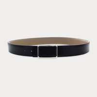 Ceinture Michael Noir Taupe