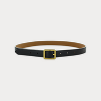 Ceinture Mini Lea Noir Havane