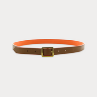 Ceinture Mini Lea Mandarine Havane