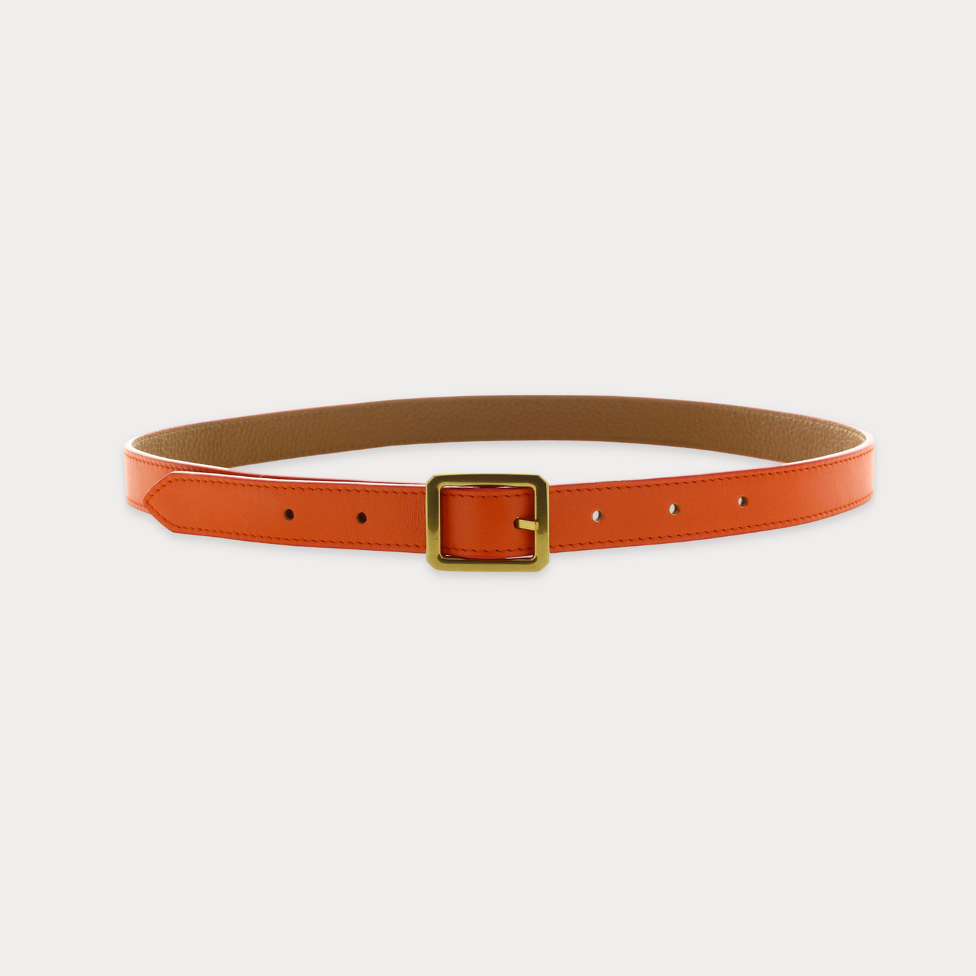 Ceinture Mini Lea Mandarine Havane