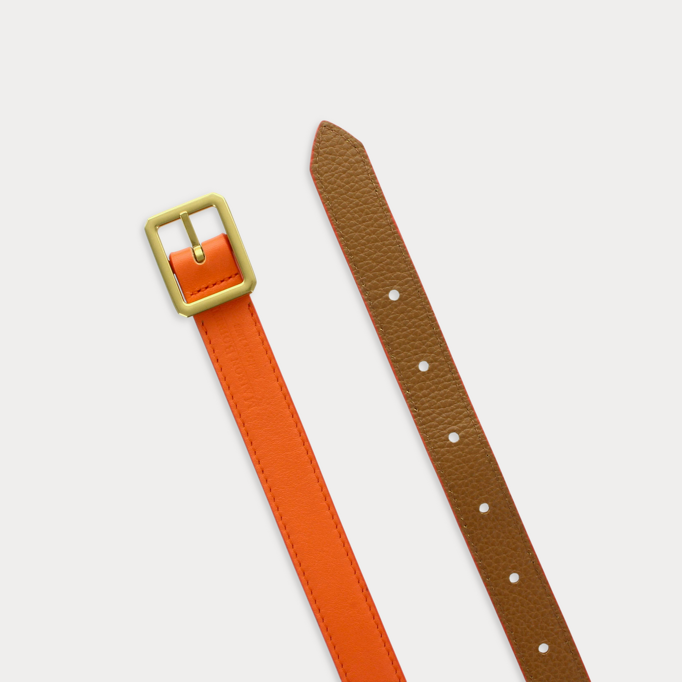 Ceinture Mini Lea Mandarine Havane