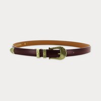 Ceinture Frida Bordeaux