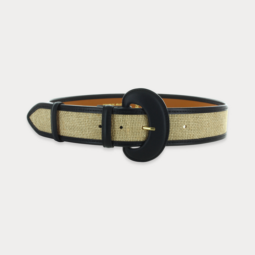 Ceinture Iris Beige Noir