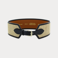 Ceinture Louise Beige Noir