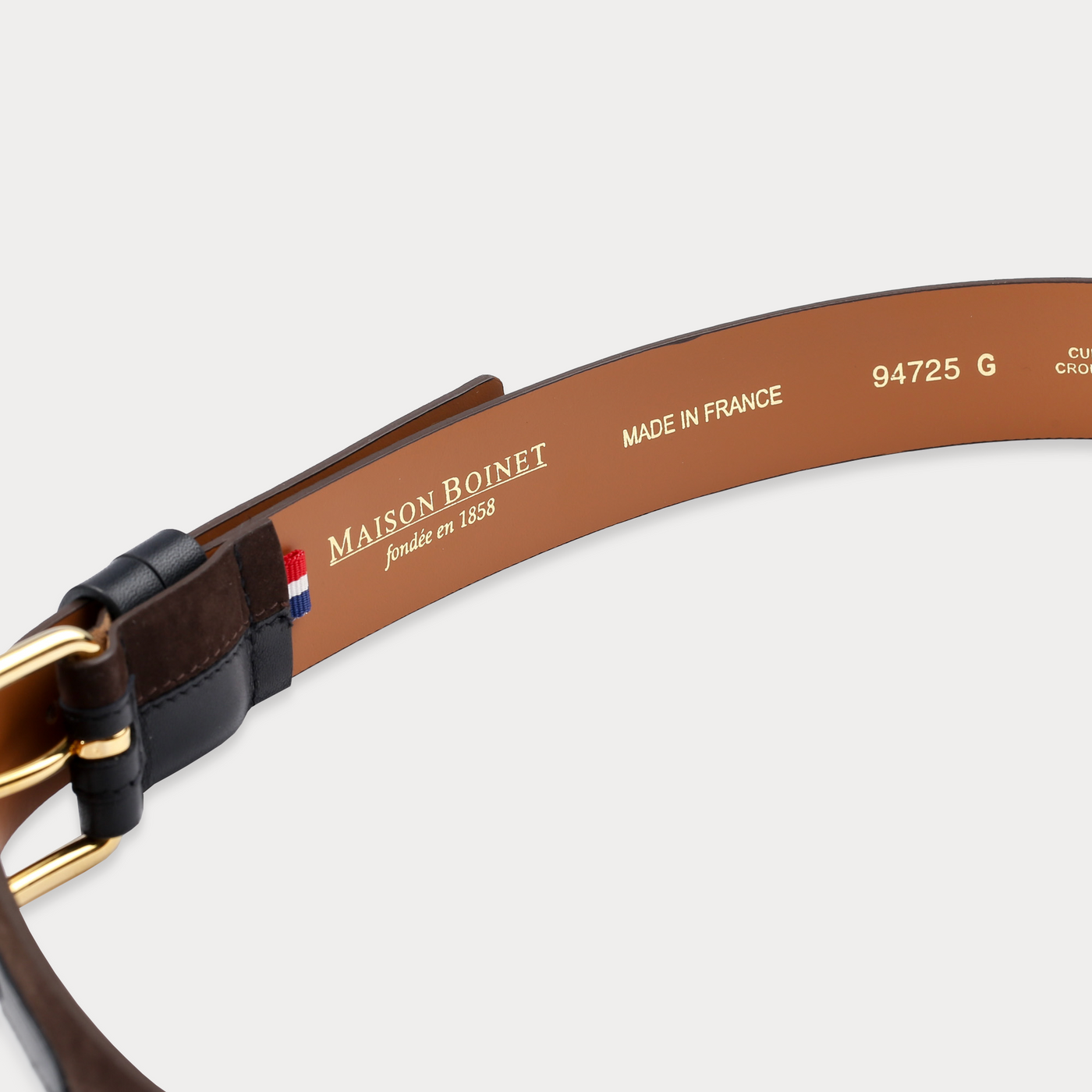 Ceinture Lucie Noir Marron