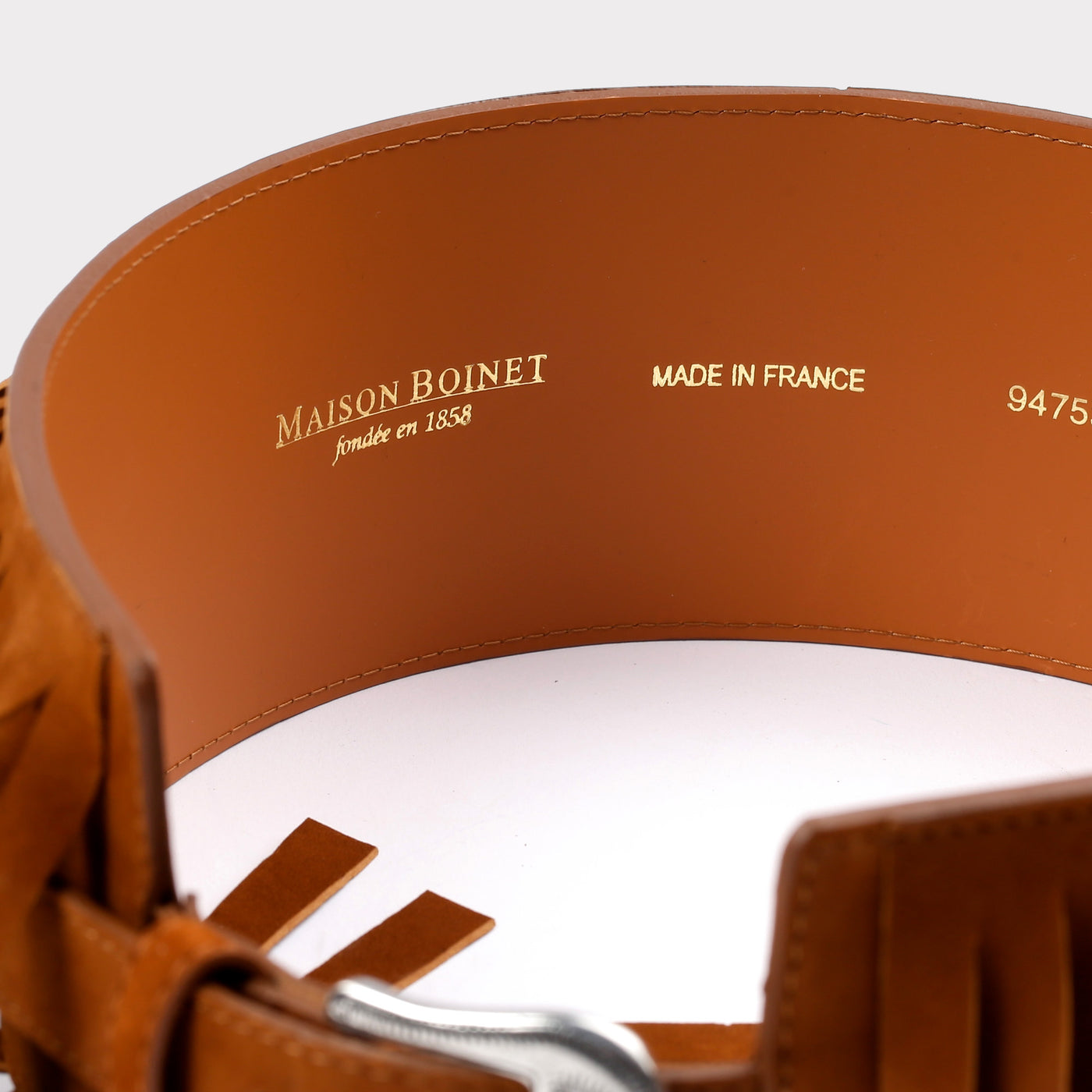 Ceinture à franges Billie Havane