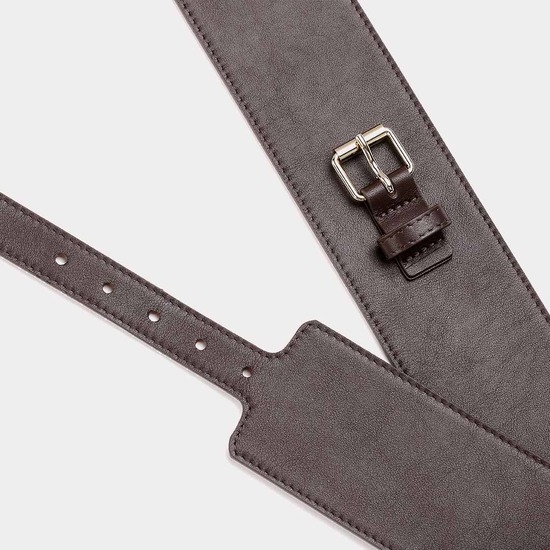 Solène Brown Belt • Maison Boinet