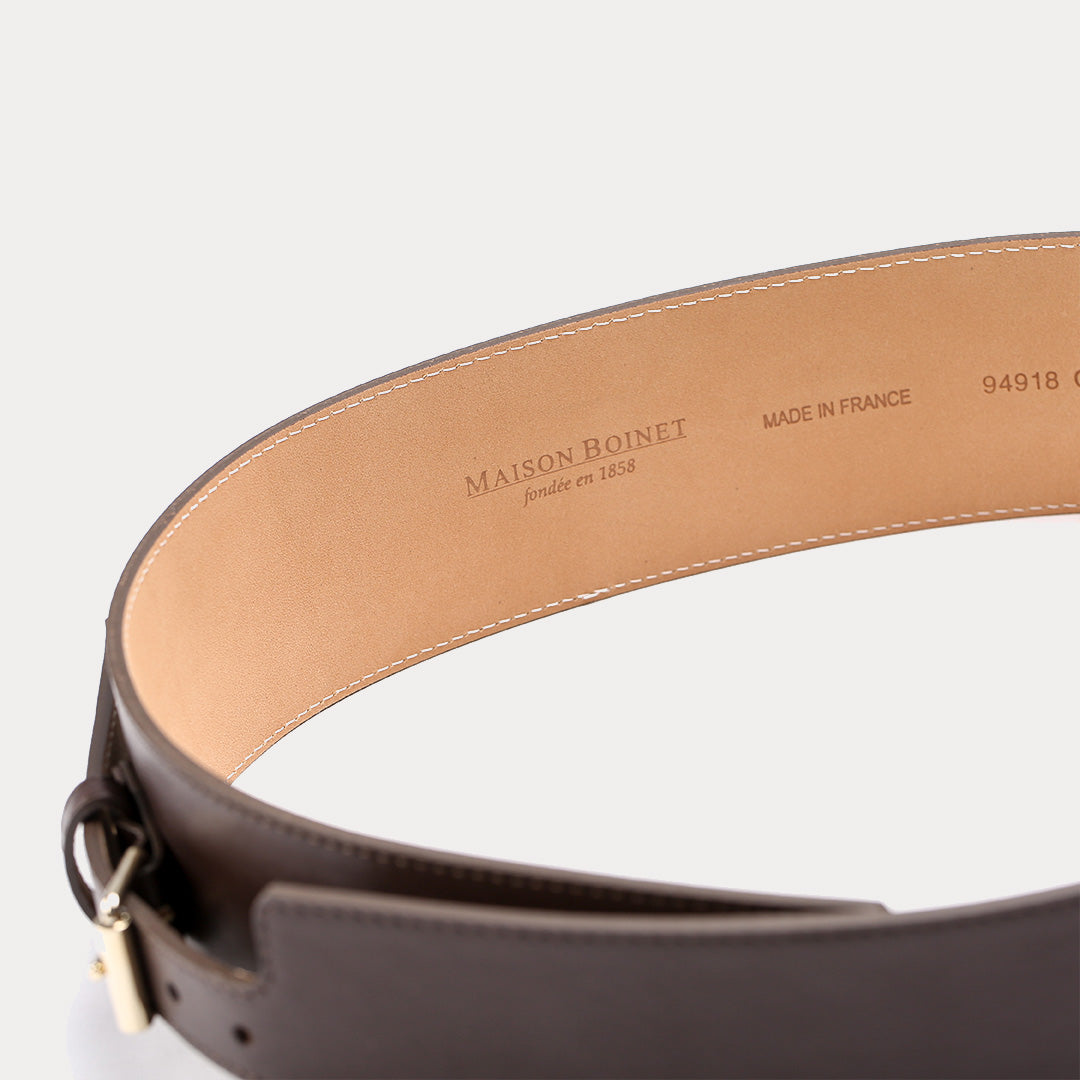 Solène Brown Belt • Maison Boinet