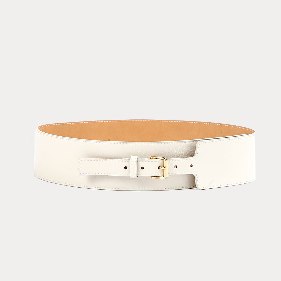 Ivory Solène Belt • Maison Boinet