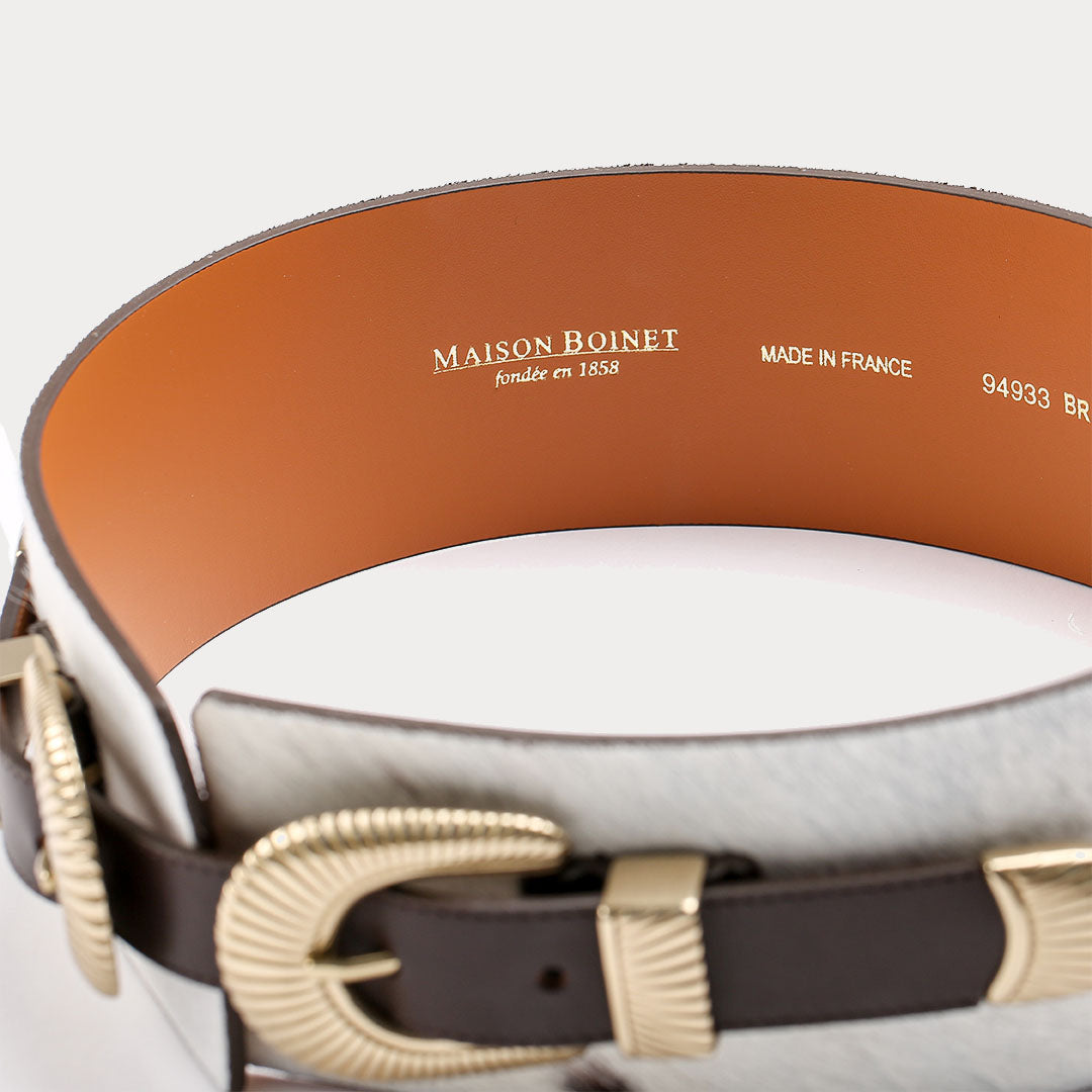 アパルトモン購入　MAISONBOINET COWLEATHER BELT Celestial Cow Belt • Maison Boinet