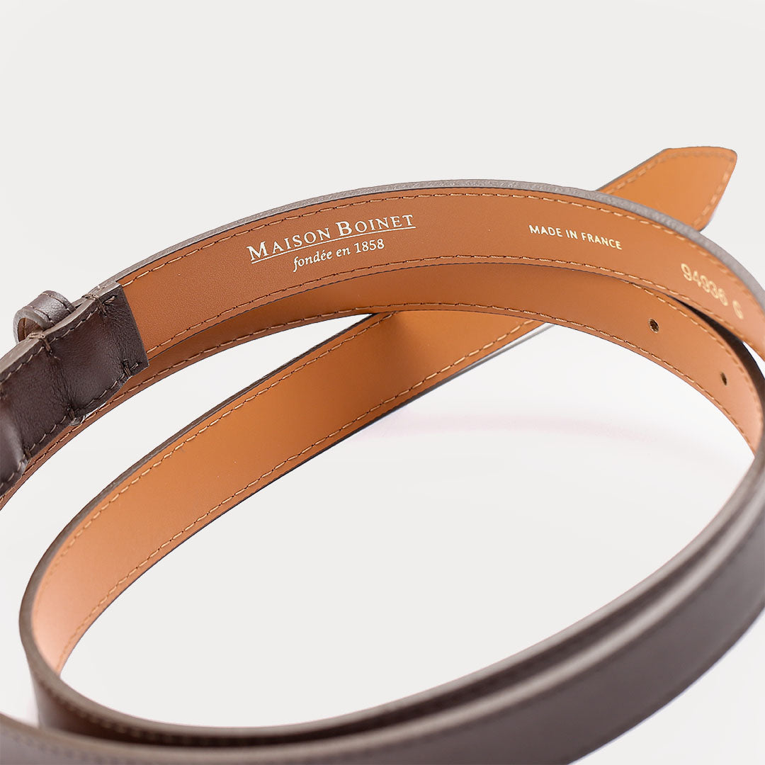 Isaure Brown Belt • Maison Boinet