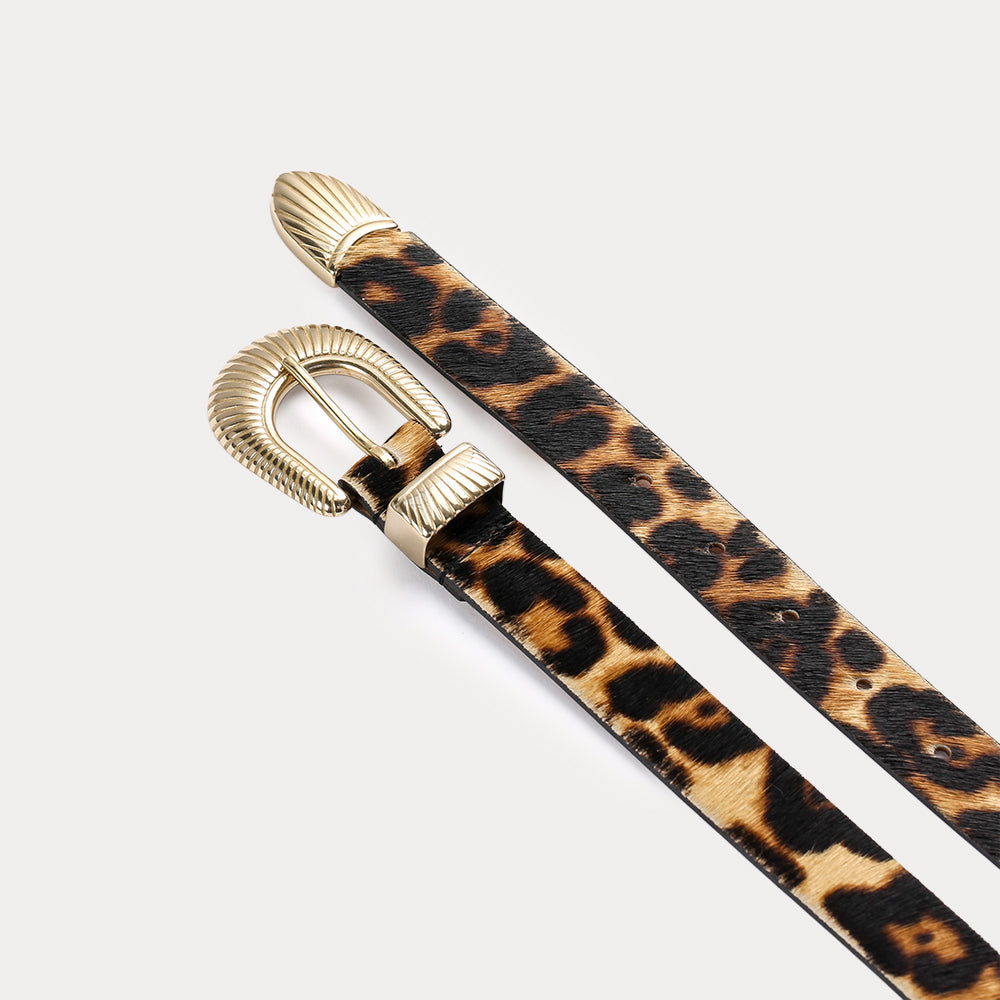 Agathe Leopard Belt