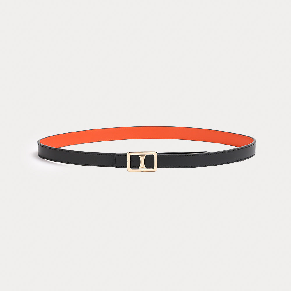 Alizée Black Orange Belt