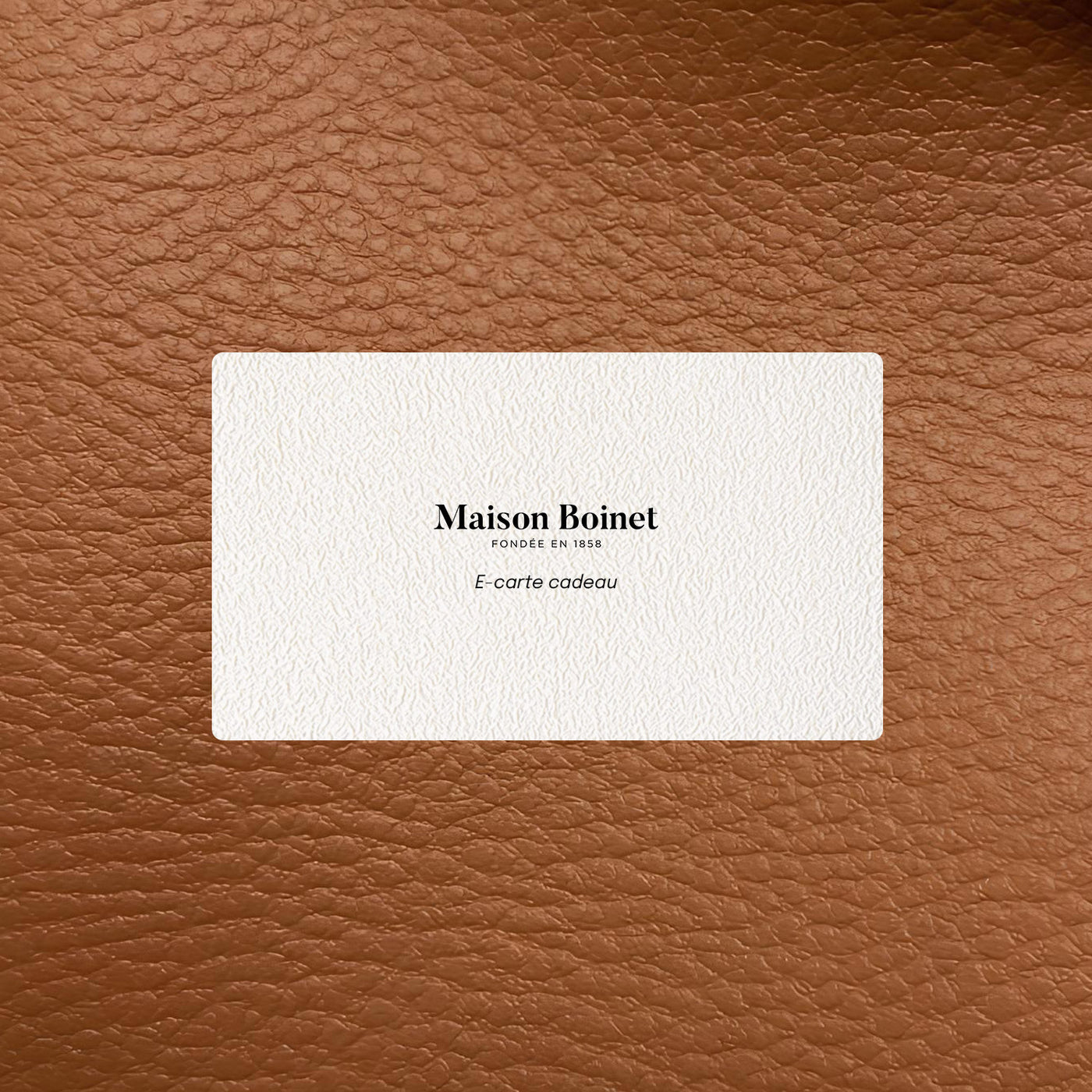 E-carte cadeau Maison Boinet