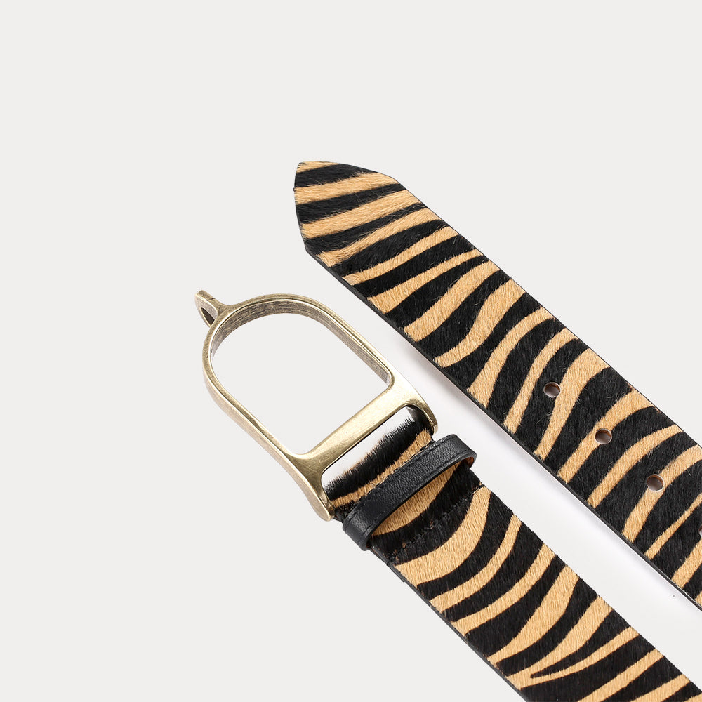 Diane Zebra Belt