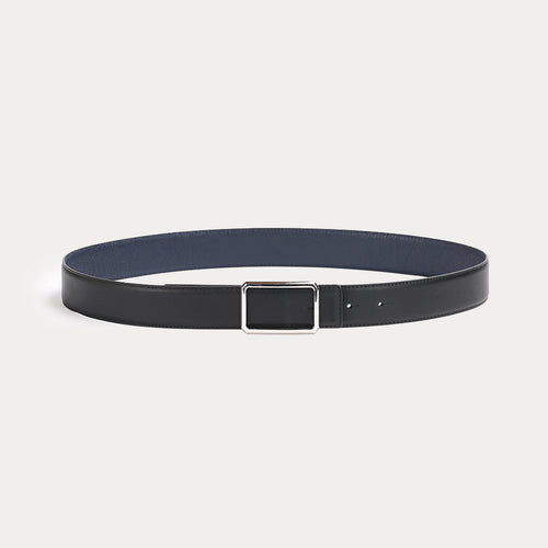 Ceinture réversible Eden Noir Marine