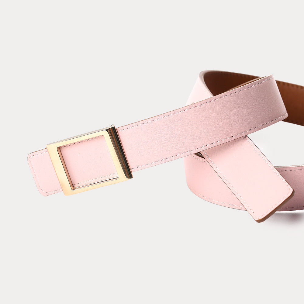 Reversible Grande Emmanuelle Belt Havana Pink