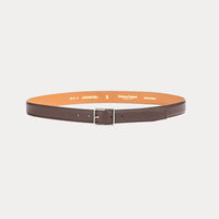 Ernest Brown Grained Leather Belt