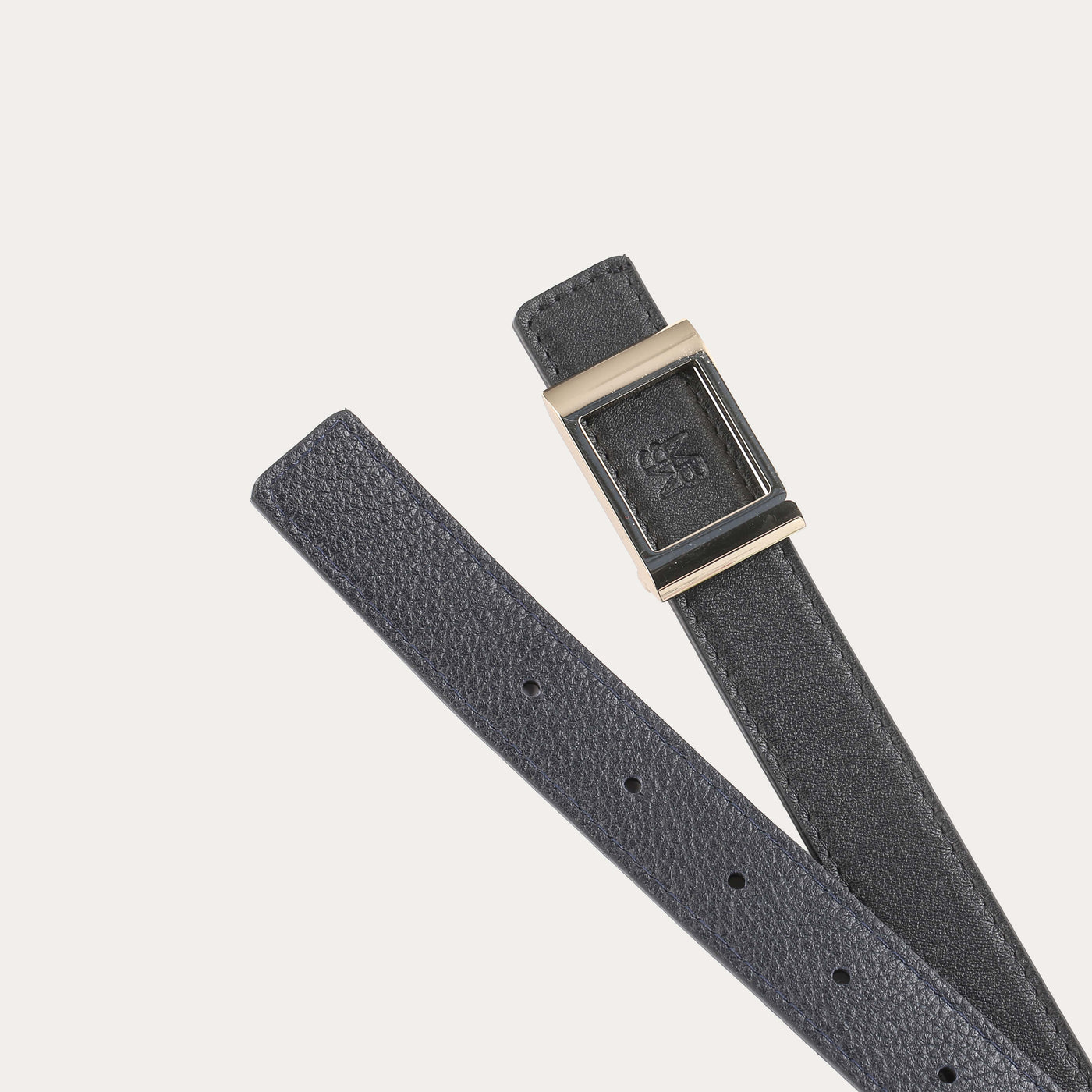 Emmanuelle Navy Black Belt
