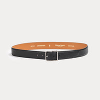 Ceinture Grande Ernest Noir Grainé