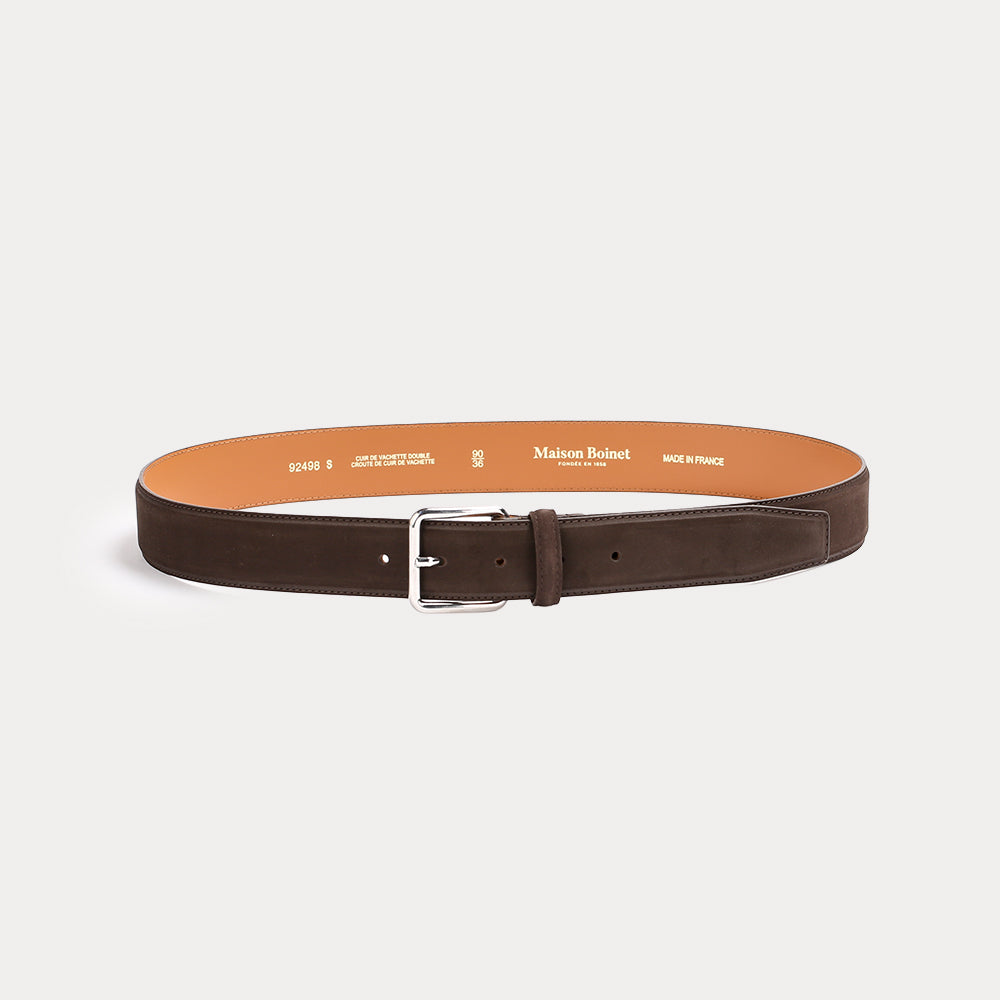 Ceinture Hugo Marron Nubuck