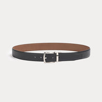Ceinture réversible Large Jean Noir Havane