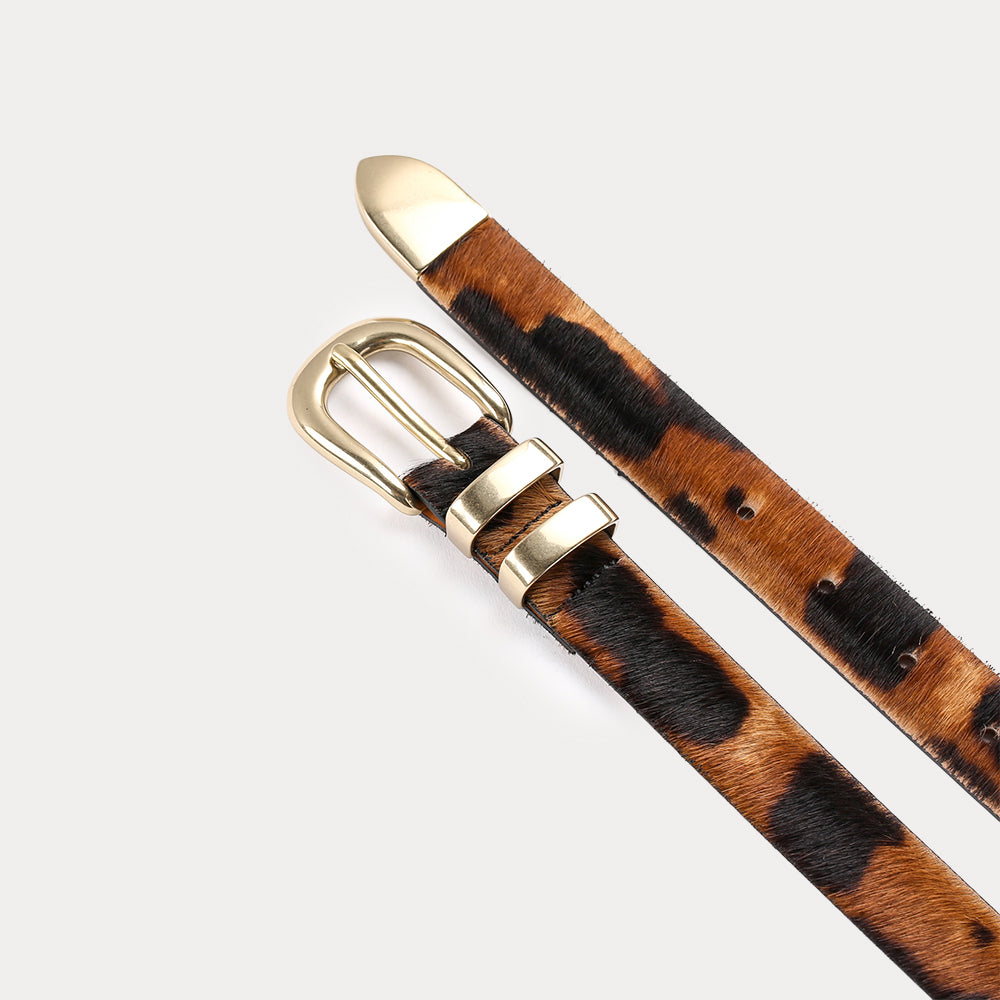 Lorraine Leopard Belt