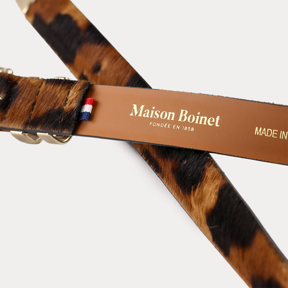 Lorraine Leopard Belt