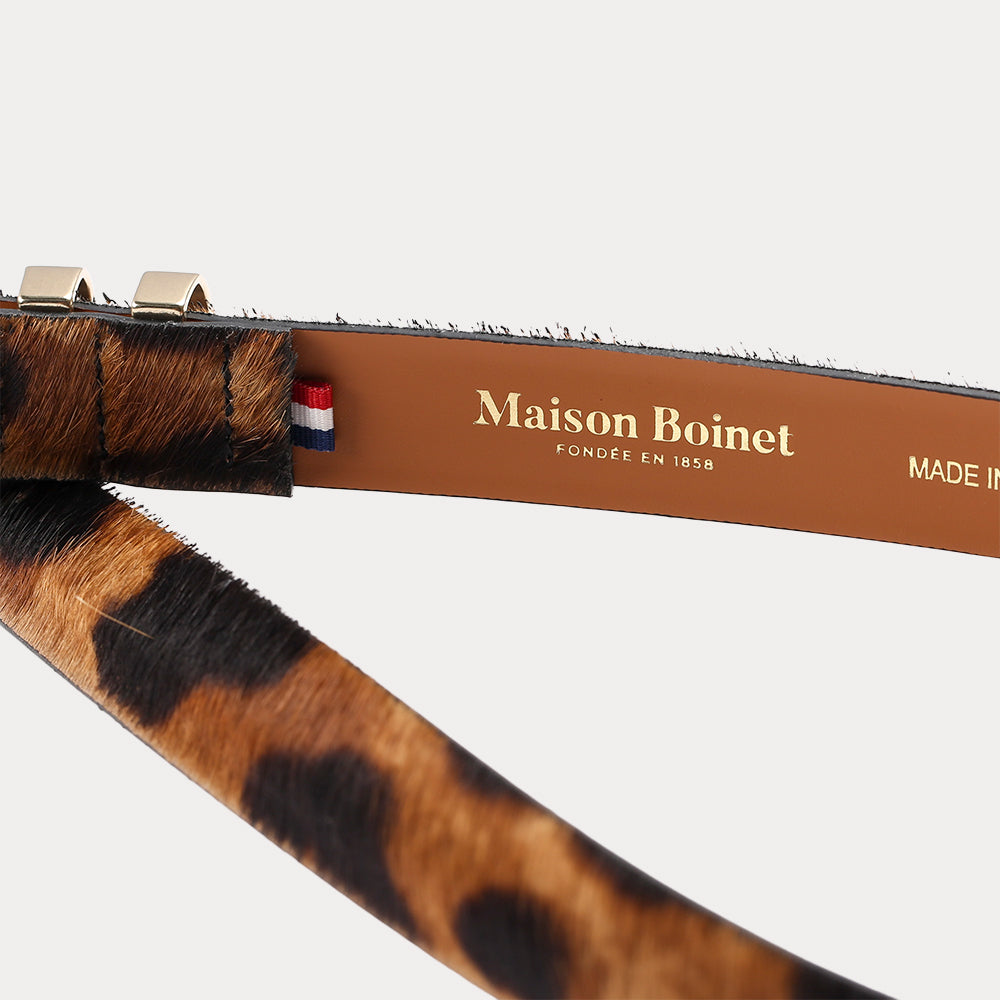Lorraine Leopard Belt