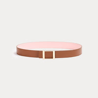 Reversible Grande Emmanuelle Belt Havana Pink