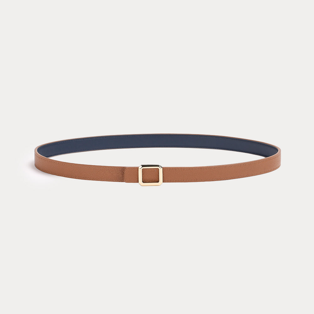Petite Marlene Navy Havana reversible Belt